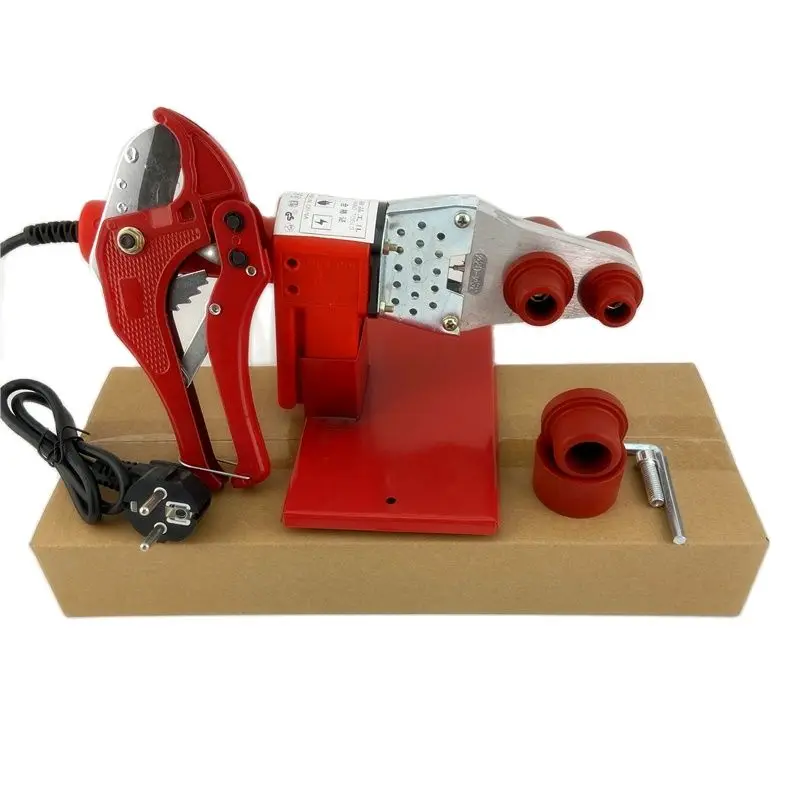 Red Non-Stick Die Head Parts 1 Set Plumber PPR Tool Plastic Water Pipes Welding Machine 20mm 25mm 32mm Soldering Iron PPR Welder