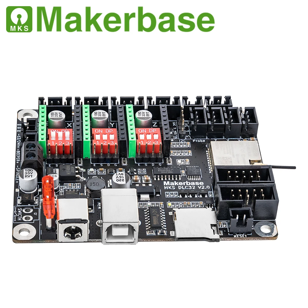 Makerbase MKS DLC32 kontroler Grbl działa z laserem i CNC z ESP32 WIFI i ekranem dotykowym TS35/24 do maszyny do grawerowania laserowego