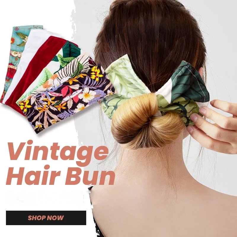 

2021 Woman Hair Bun Braided Hair Band Pinting Wire Headband Hair Stick Scrunchies Bun Hairdressing Tools Summer Hair Accessories