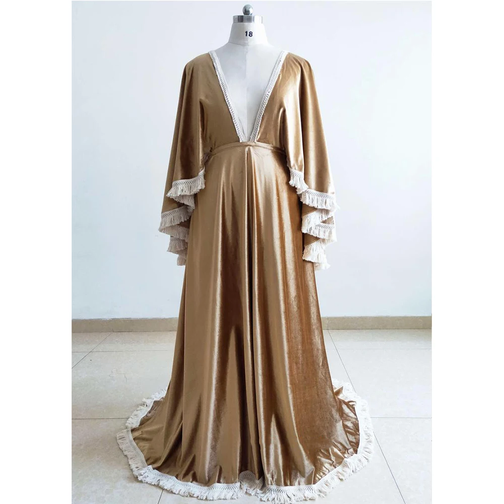 Amber Woman Party Dress 2021 Backless Maternity Dresses for Photo Shoot Maternity Gown Baby Shower Dress Photo Session YEWEN