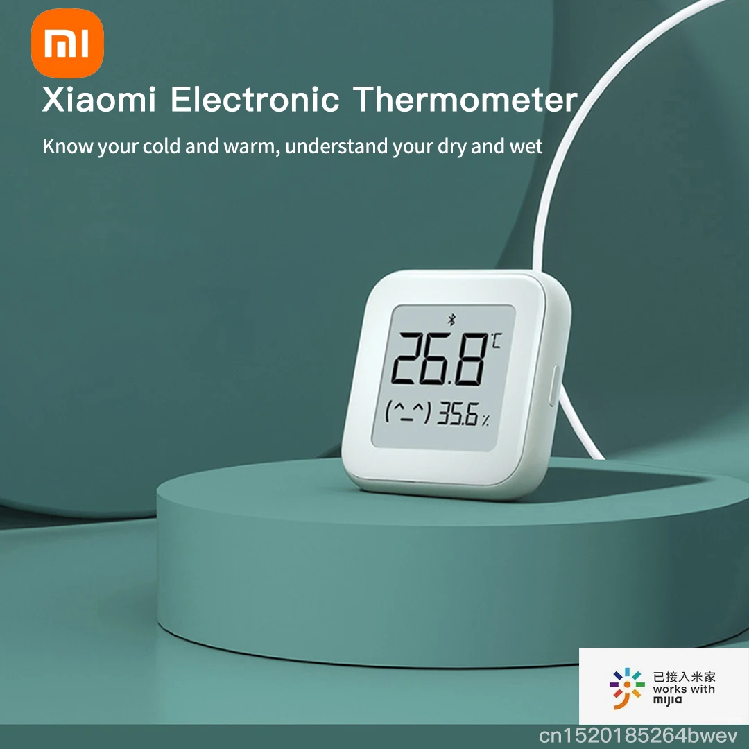 2021 New Xiaomi Electronic Thermometer HD Display High-precision Digital Sensor Smart Interconnection With mijia APP