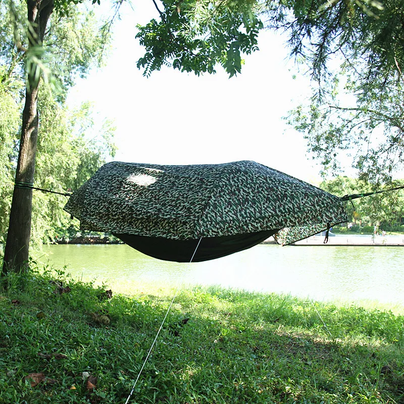 Hot Multi-functional insect net waterproof windproof ultralight parachute hammock aerial tent Portable Outdoor Camping 270x140cm