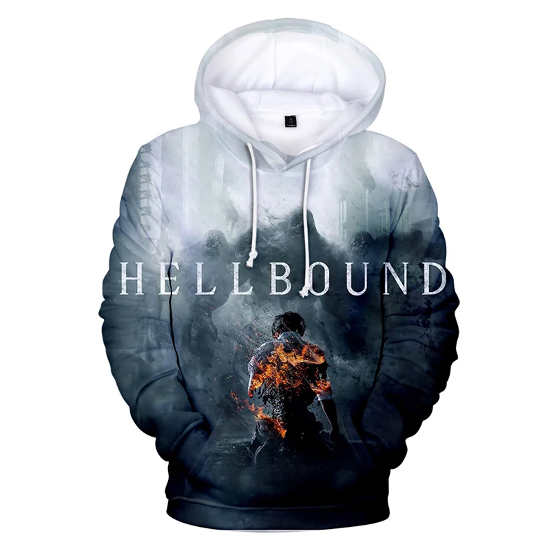 New Fashion Hellbound Korean TV Series 3d Hoodies Pullover Men Women Hoodie Tops Sport Long Sleeve Boys Girls Hooded Sweatshirts