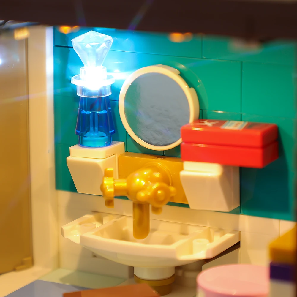 LED Light Kit For Christmas Gift 21330 Home Alone House Street View Building Blocks Bricks Toy Lamp Set No Model RC Version