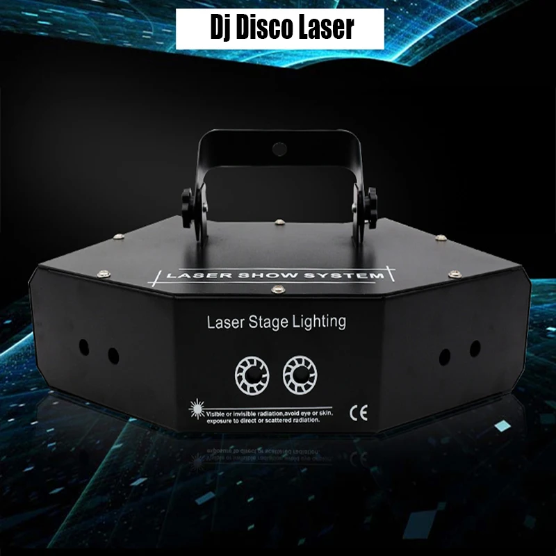 Disco Laser Light RGB Disco Laser Show Time projector Laser Dj DMX Show Party Lamp Disco Laser Stage Lighting