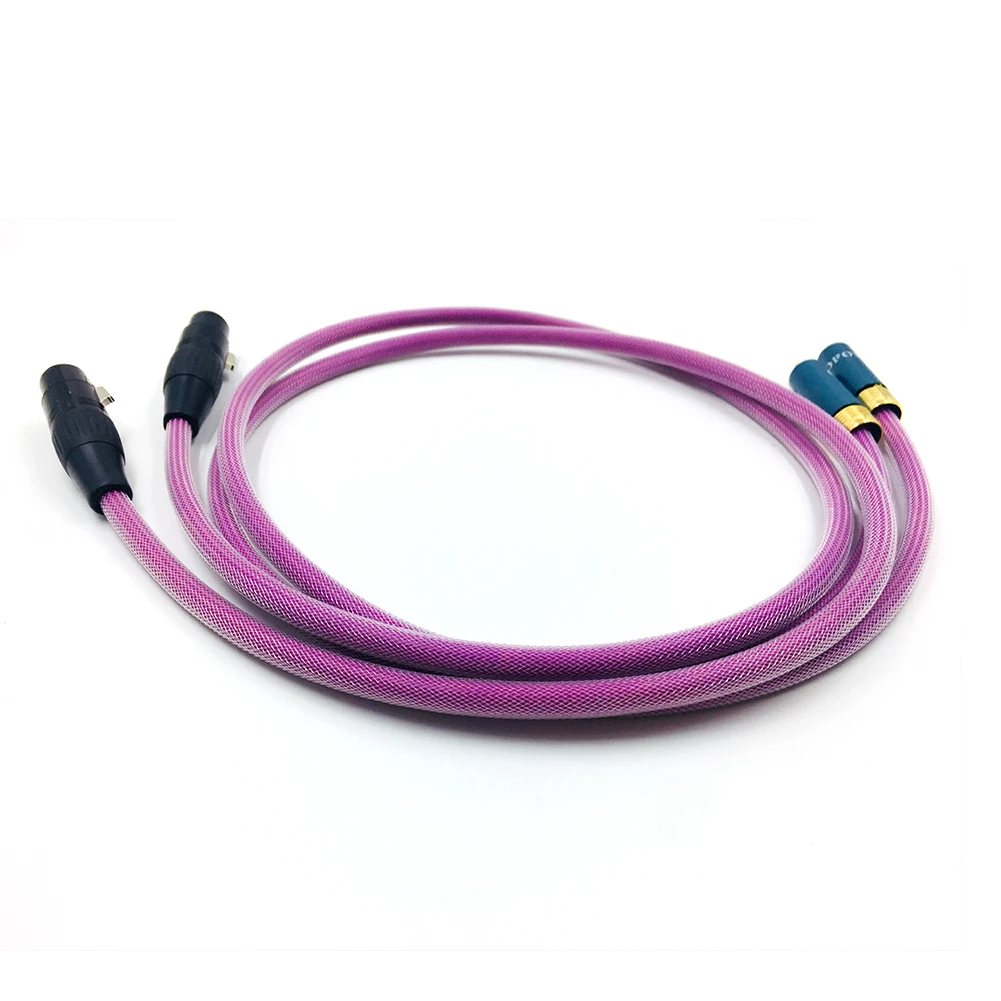 TOP-HiFi Cặp Ortfon 2RCA Nam Để 2XLR Dây Cáp XLR Cân Bằng Tham Khảo Liên Thông Cáp Âm Thanh XLO HTP1 dây Cáp