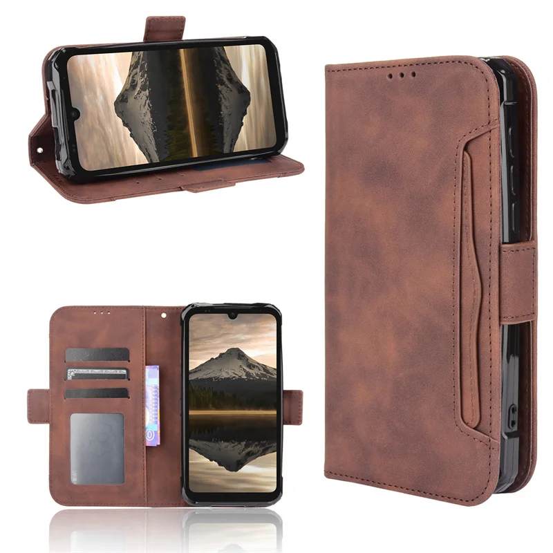 Suitable for Doogee S86 protective sleeve retro leather wallet skin feel flip phone Doogee S86 Pro card slot protective sleeve