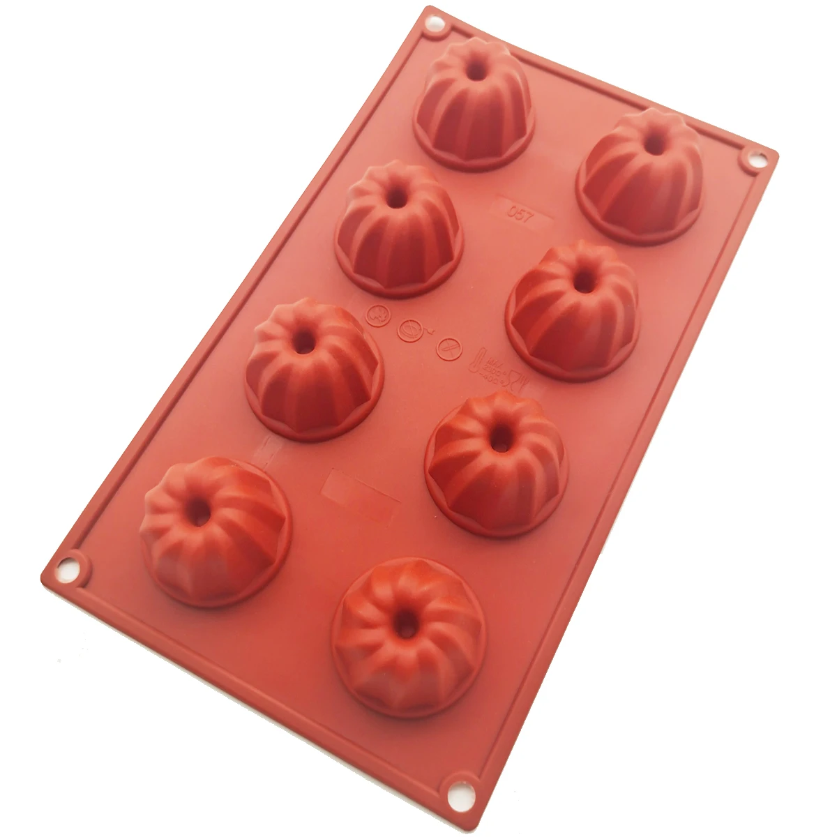 DIY Rotating 8 Continuous Vortex Sun Flower Silicone Cake Mold Thread Cookie Jelly Donut Baking Mould