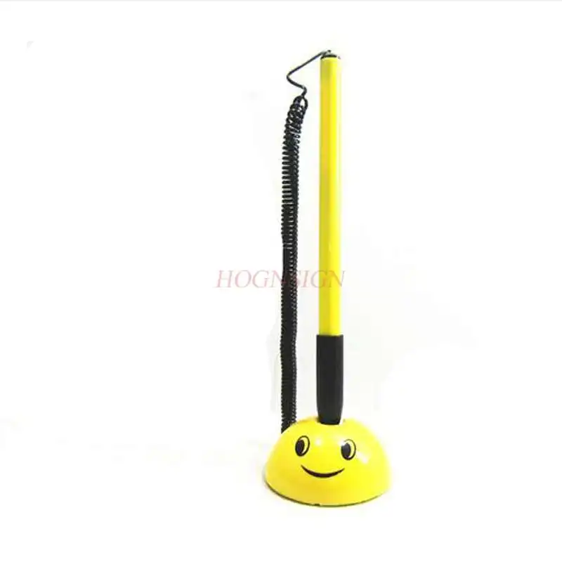 Smiley desk pen blue pen ballpoint pen fixed pen desk pen sticky table ballpoint pen counter pen