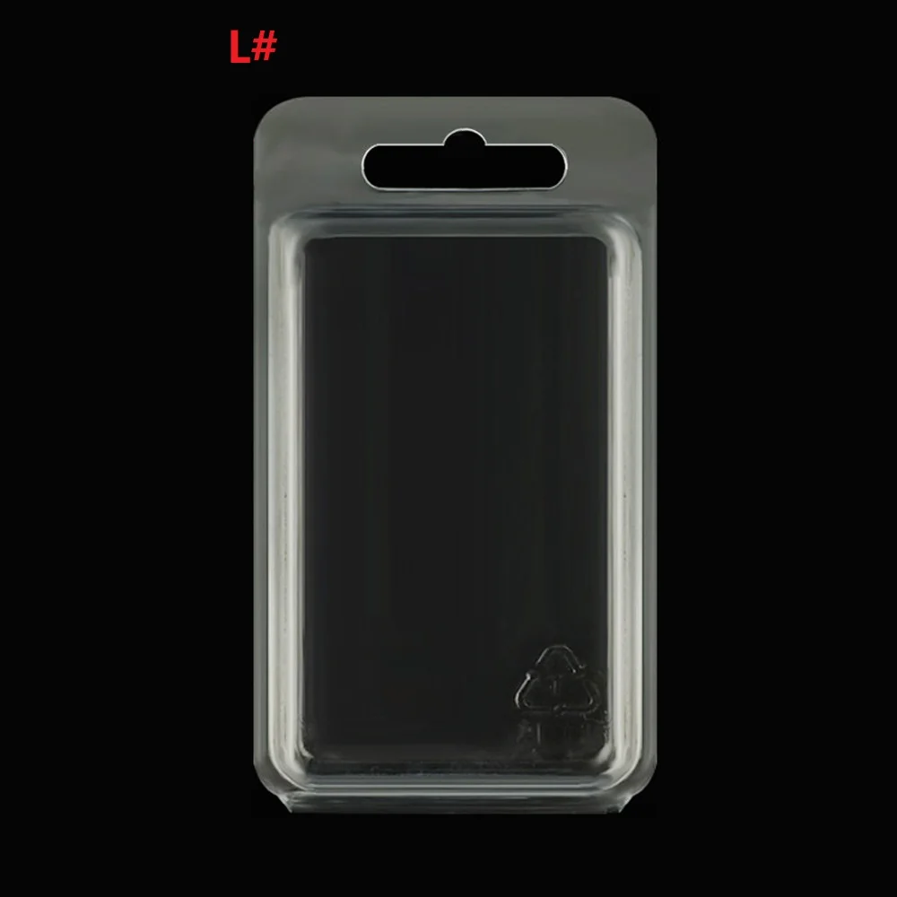5pcs/lot Thicken PVC Transparent Plastic Shell Box Suitable For Fishing Hook / Plumb / Soft bait supplies Tackle Accessories