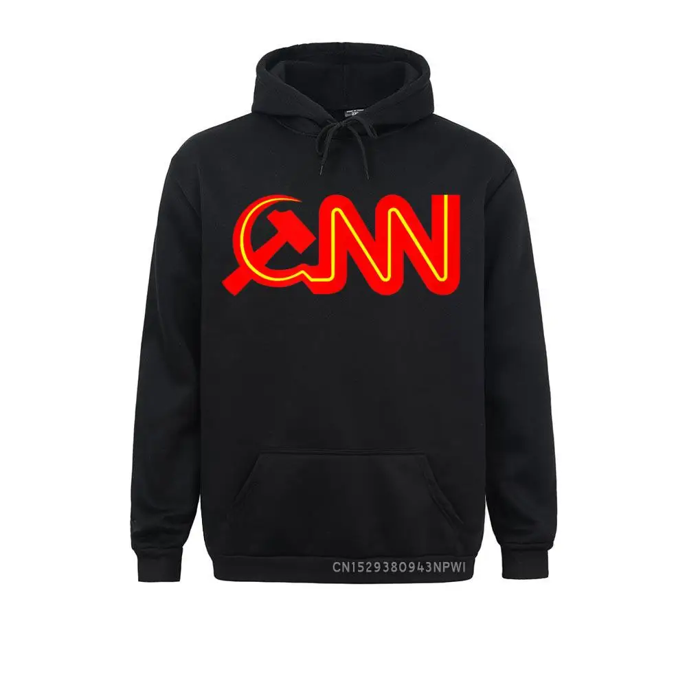 Communist News Network Funny Fake News Pullover 3D Style Sweatshirts 2021 New Lovers Day Hoodies Men's Preppy Style