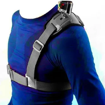 Go pro Accessori imbracatura per tracolla per Gopro Hero 10 9 7 5 4 3 2 SJ4000 Eken H9 Adattatore per cintura pettorale per fotocamera