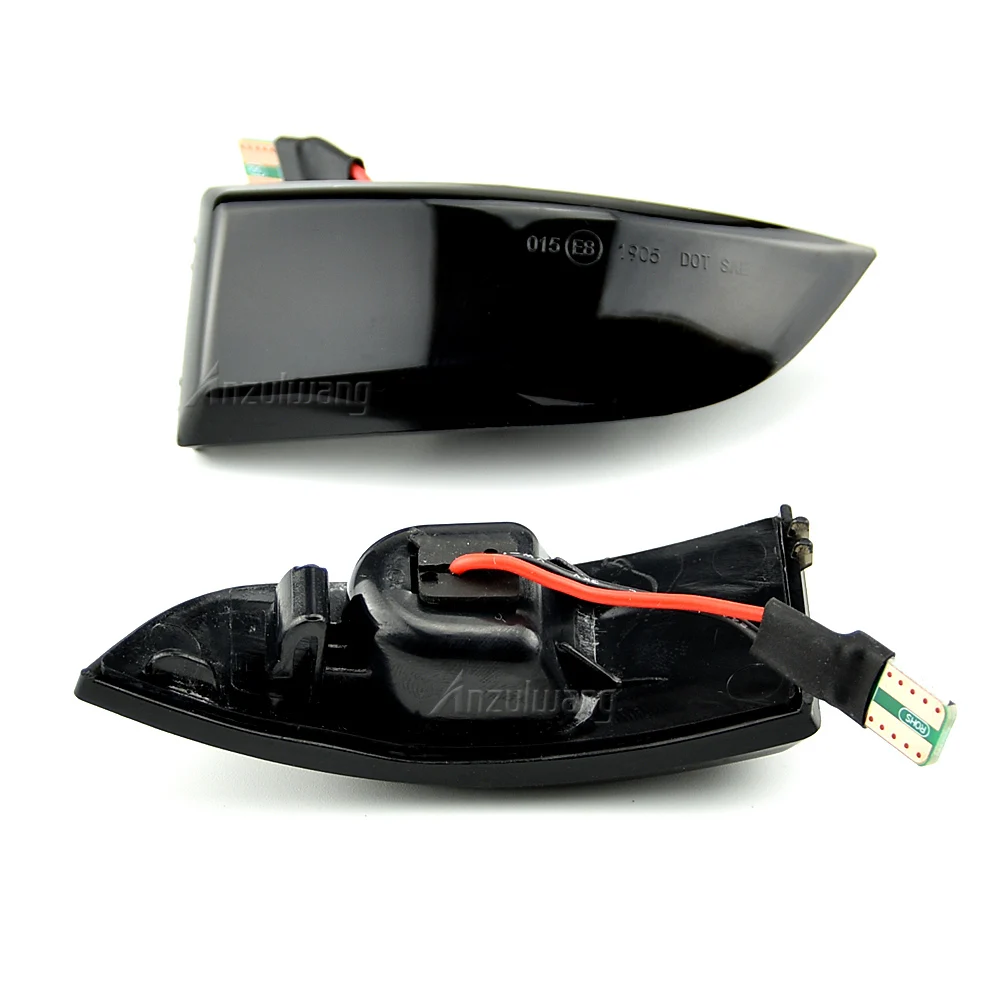 Luz LED intermitente lateral dinámica para Renault Megane MK3 Safrane, señal de giro dinámica, espejo lateral, luz indicadora intermitente secuencial