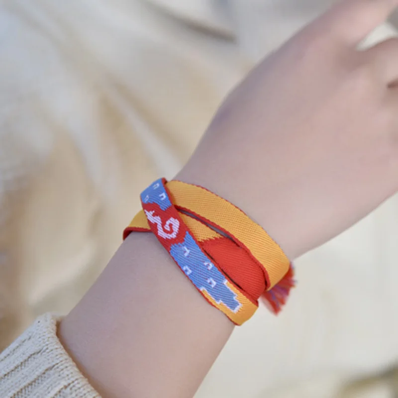 Fashion Girl Headwear Hairband And Bracelets 2 In 1 Hair Ribbons Movie Kimi no Na wa Your Name Miyamizu Mitsuha Bracelet Chain