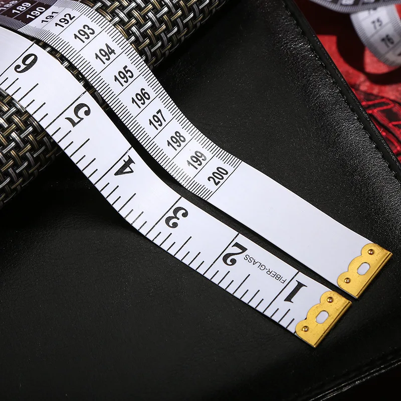 1Pc 2M/79\'\' Tape Measures Body Measuring Ruler Sewing Tailor Durable Soft Flat Ruler Centimeter Meter