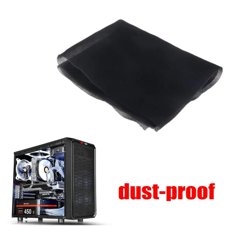 

500x400x3/5MM Computer Filter Mesh PC Case Fan Cooler Dustproof Cover Sponge