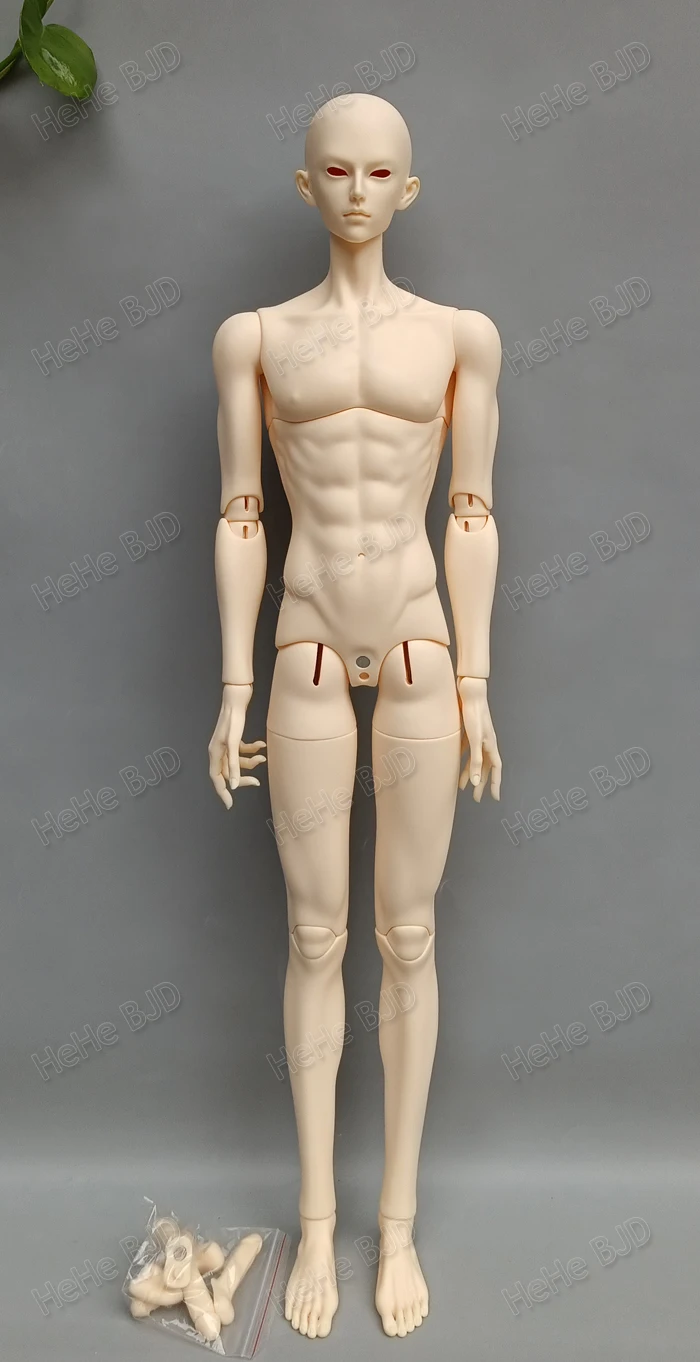 HeHeBJD 1/3 scale M50 handsome male dolls 70cm body resin figures model toy free eyes