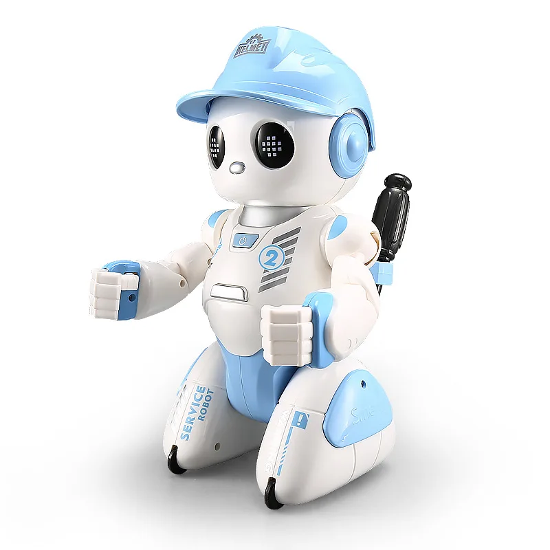 2.4G RC Robot Toy Singing Dancing With LED Light Intelligent Programming  Robot Toys Kids Toys Vector Robot