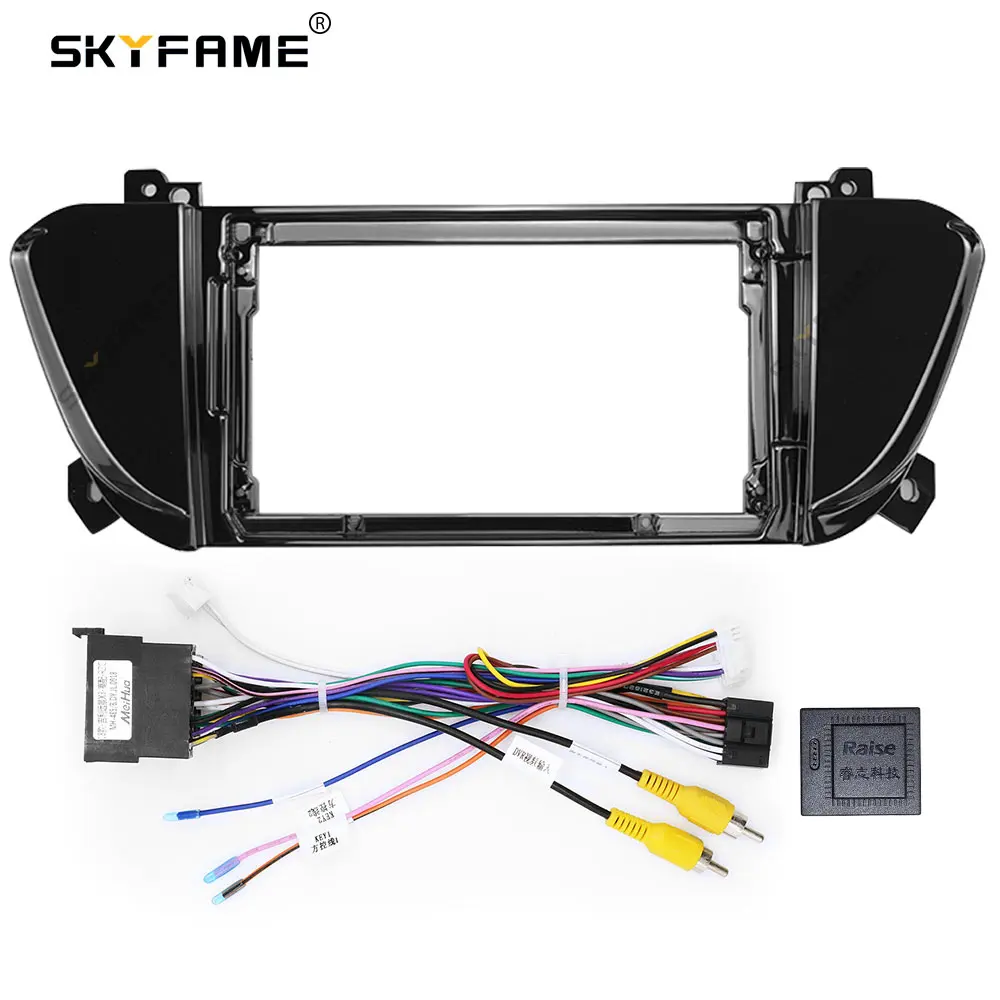 

SKYFAME Car Frame Fascia Adapter Android Radio Dash Fitting Panel Kit For Geely Emgrand Ev350 Ev450