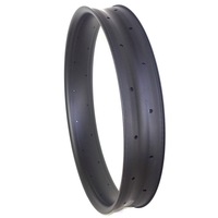 Carbon Fatbike Rims 26er Bicycle Wheels 95mm Width 18mm Depth Light Version Design 580g ONLY Can Be Offered OEM Painting Color