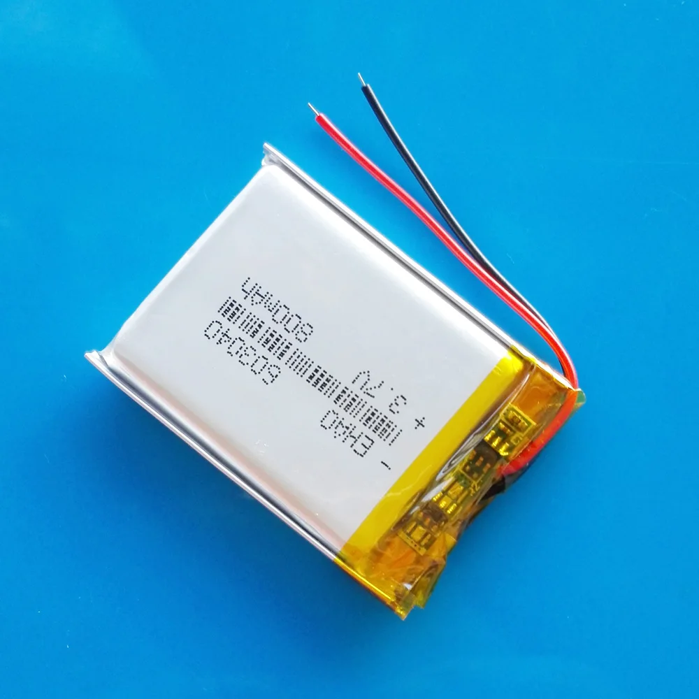 10 szt. 603040 3.7V 800mAh Lipo polimerowy akumulator litowy do MP4 GPS DVD Bluetooth rejestrator ebooka