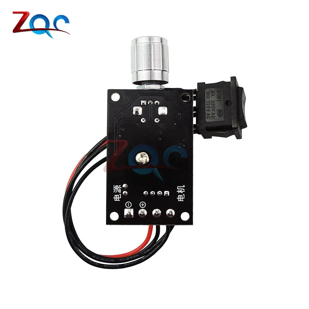 DC 6V 12V 24V 28V 3A 80W DC Motor Speed Controller PWM Speed Adjustable Reversible Switch 1203BB DC Motor Driver Reversing Board