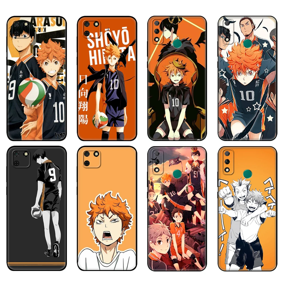 Black tpu Case For Huawei Y9S Y6S Y8S Y5P Y7P Y8P Case For Huawei Y5 lite Prime 2018 Y6 2019 Cover Tsukishima Pathetic Haikyuu