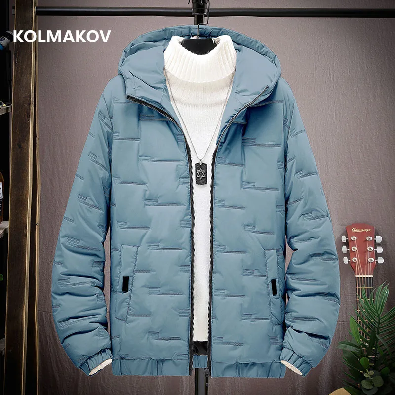 

2023 Winter new arrival Warm Male Windbreak Men Jacket Coat Casual Thicken White Duck Parka Male Men's Winter Jacket size M-5XL