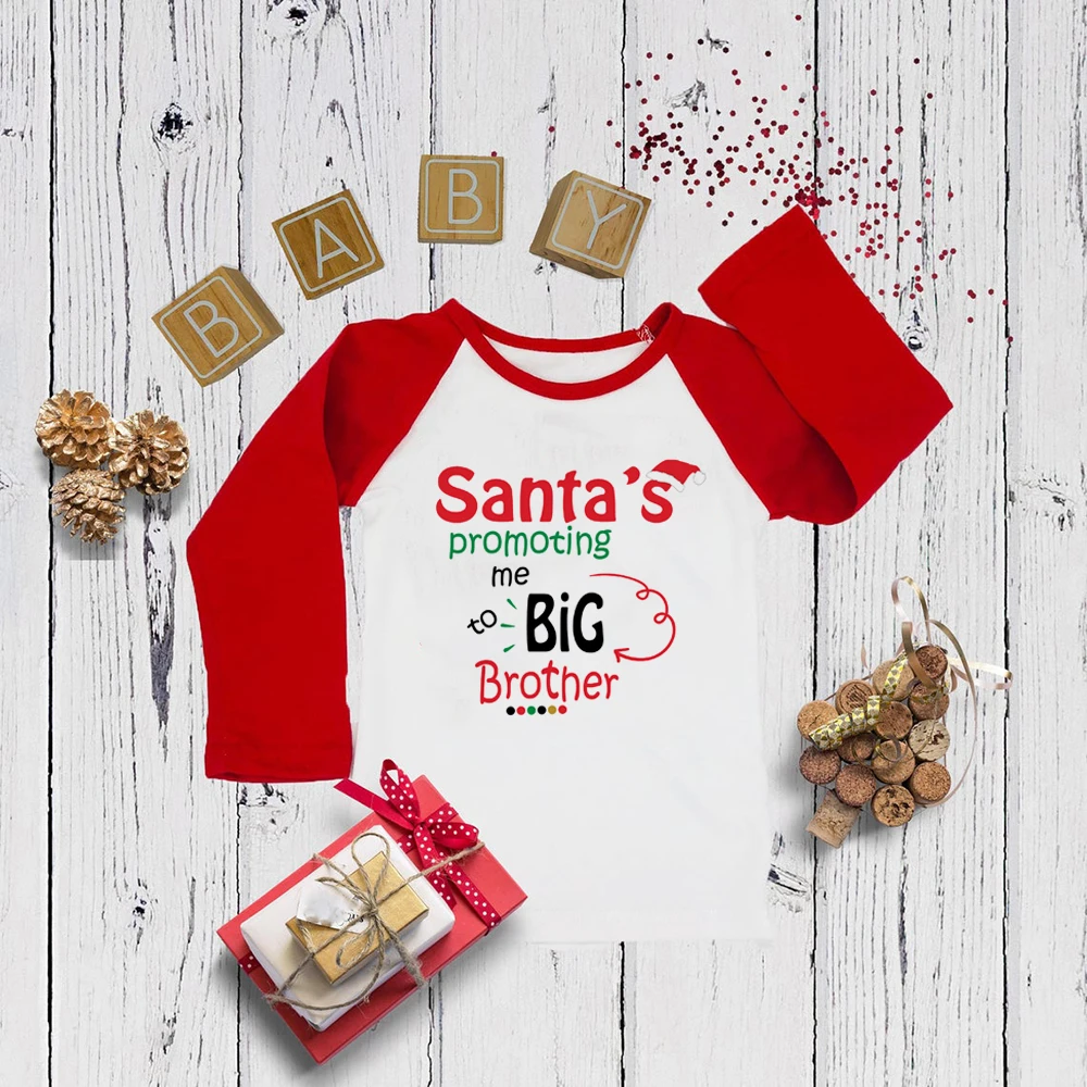 Christmas Pregnancy Announcement Shirt Promoted To Big Brother Shirts Pregnancy Announcement Tee Soon To Be Big Brother Shirt