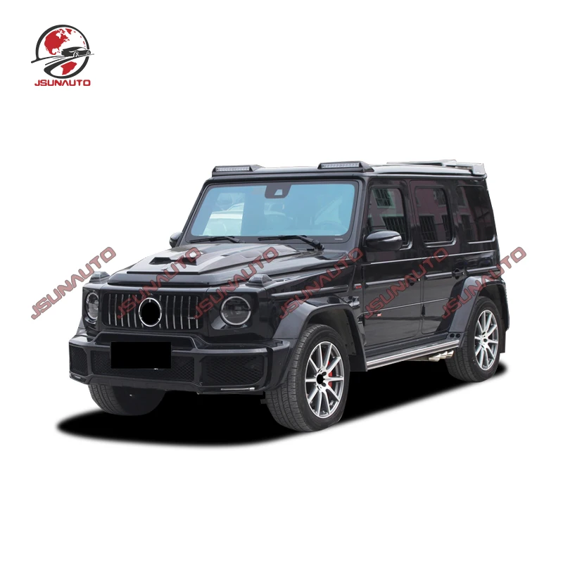 High Quality Carbon Fiber B Style Rear Spoiler For G Class W464 G350 G500 G63 2019- Roof Spoiler With LED Auto Car