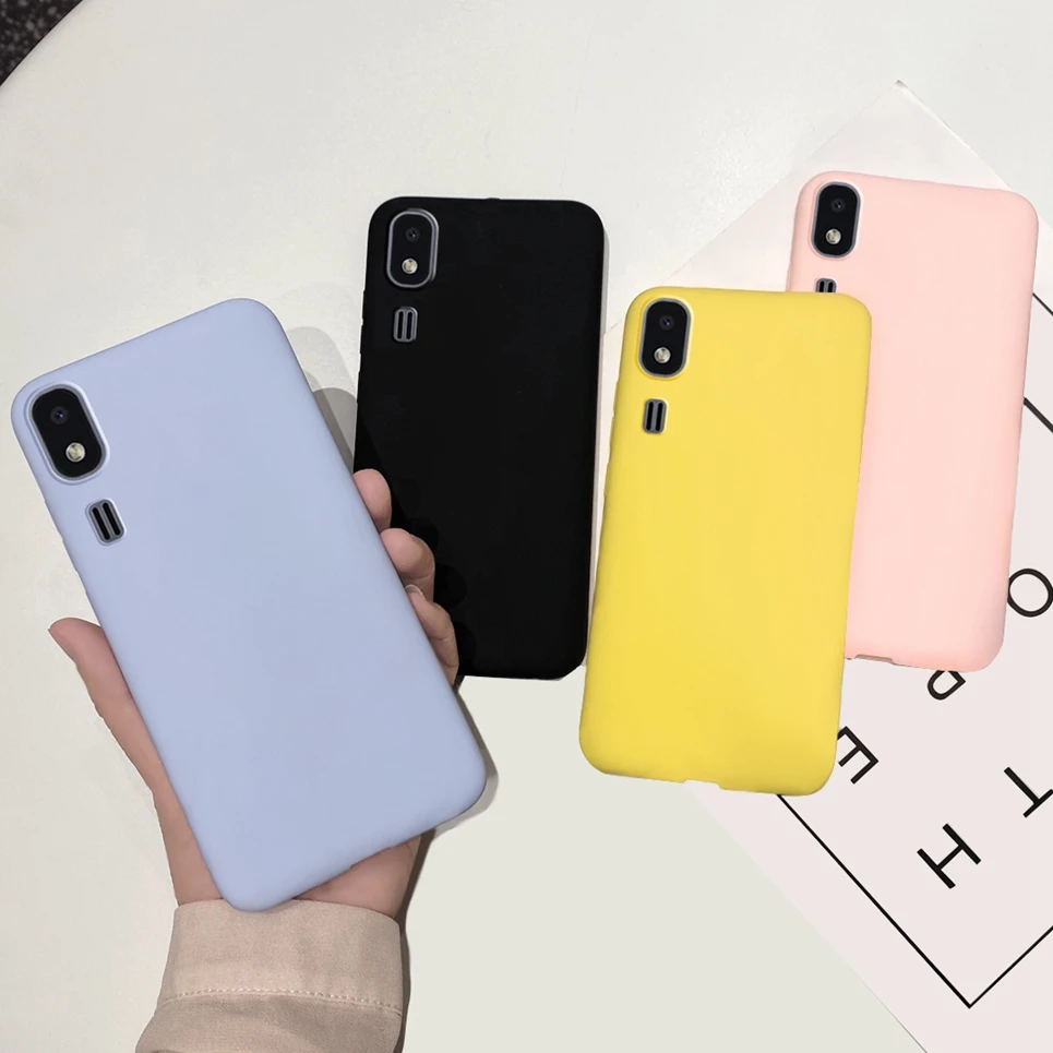 Силиконовый чехол карамельного цвета для Samsung Galaxy A2 Core SM-A260F, мягкий чехол из ТПУ, задняя крышка для Samsung A2 A 2 Core A2Core A260F 5,0 дюйма
