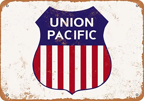 

Metal Sign - Union Pacific Railroad - Vintage Look Wall Decor for Cafe beer Bar Decoration Crafts