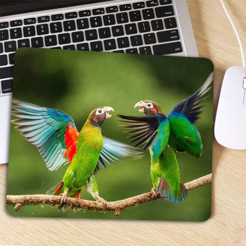 Tier Vogel Papagei Spiel Teppich Maus Pad Anti Slip Mauspad Gaming Mäuse Matte für PC Laptop Desktop-Computer