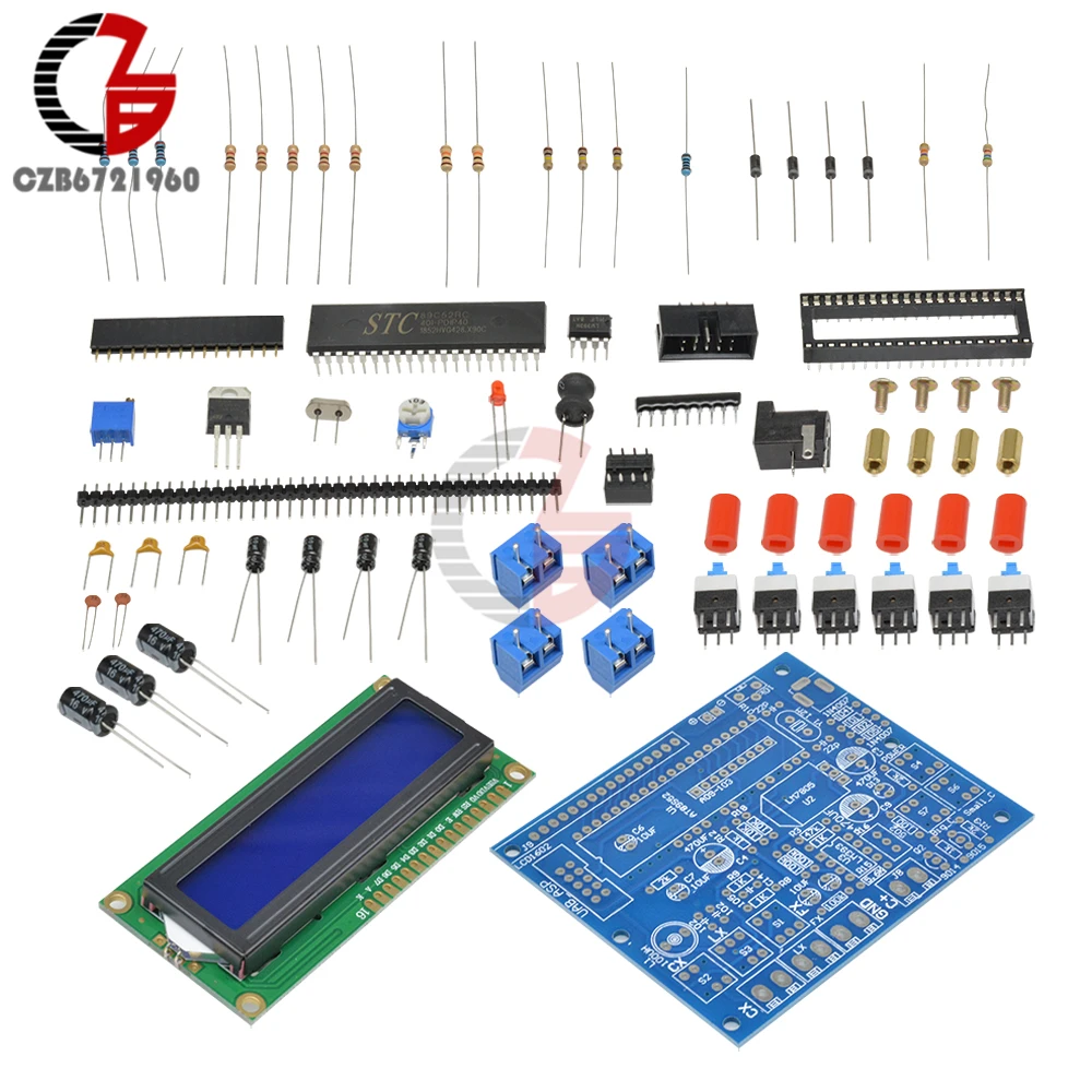 Offer Schematic ! Digital Secohmmeter Frequency Capacitance Inductance Meter CF Inductor Capacitor Tester Permittimeter DIY Kit