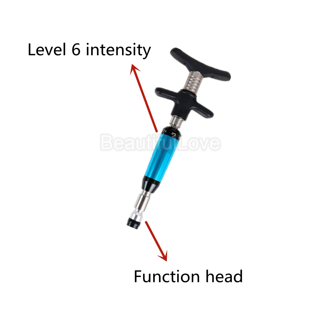 Manual four-head stainless steel manual correction massager manual  Chiropractic gun