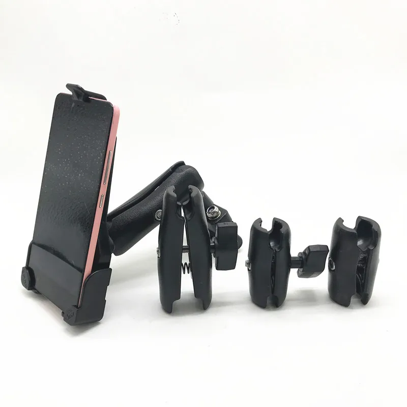 Motorcycle Bike Mobile Phone Holder Electric Bicycle Phone Stand Bracket Tripod Support 3.5-7inch Smartphone