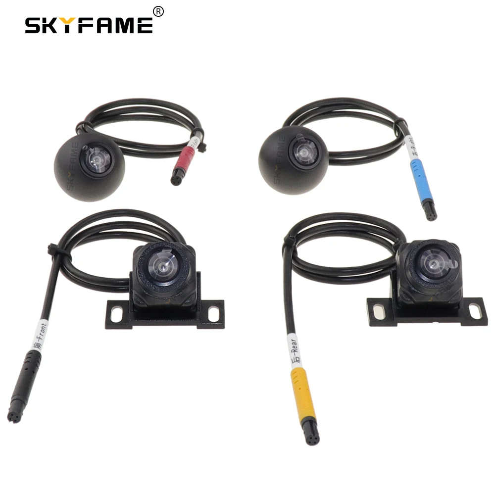 SKYFAcloser-Câblage de voiture 16 broches, adaptateur SFP, décodeur, radio Android, câble d'alimentation pour caméra panoramique à 360 degrés