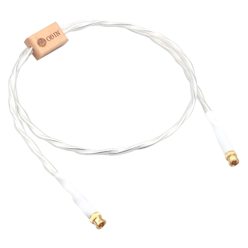 1PCS Nordost Odin BNC Cable 75Ohm AES/EBU Digital Optical Audio Coaxial Cable Gold Platd Interconnect BNC Plug Connector