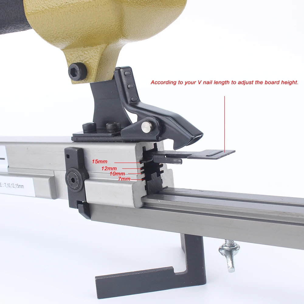 Imagem -05 - Meite V1015b-estrutura Pneumática para Unha em v Unha tipo 4*10.3 mm 715 mm Grampeador