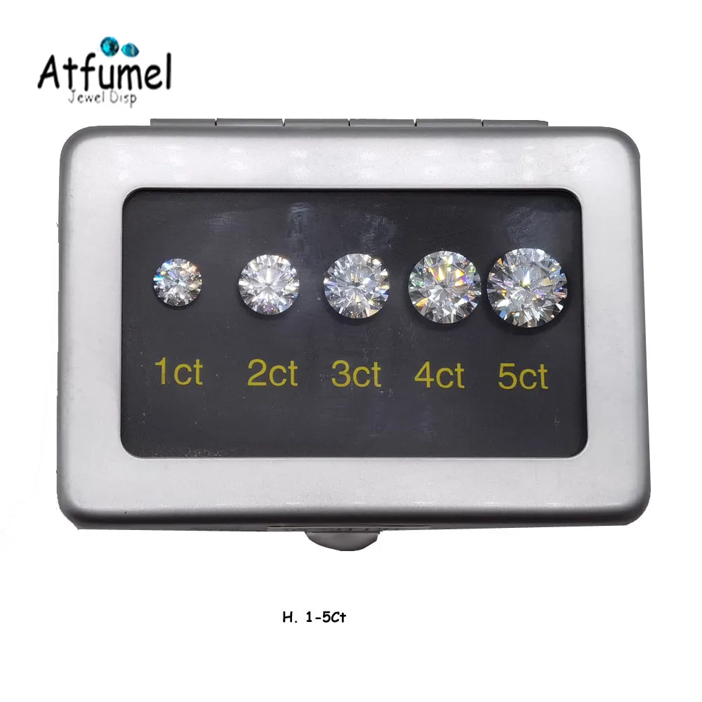 Diamond Zirconia Size Reference Contrast Carat Weight Diameter Special Cut Scale Master Teaching Tool Gemstone Contrast Tool