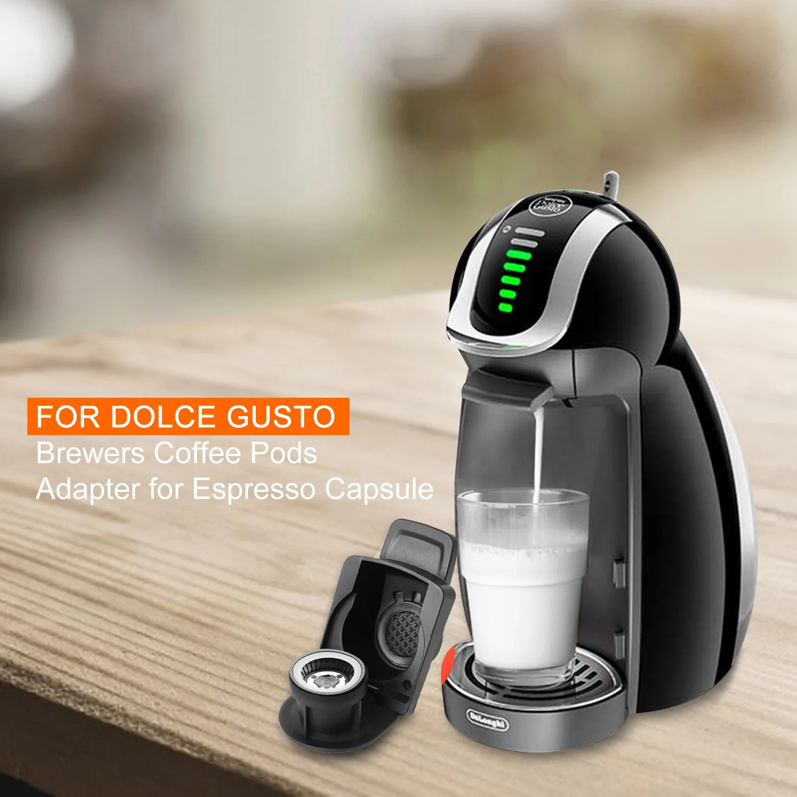 

Coffee Machine For Dolce Gusto Brewers Reusable Coffee Capsule Adapter For Espresso Capsule Crema Maker