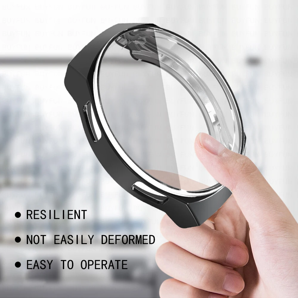 Custodia protettiva per Huawei GT2E custodia protettiva per orologio custodia in TPU placcato in Silicone per Huawei Watch GT 2E GT2 E accessori