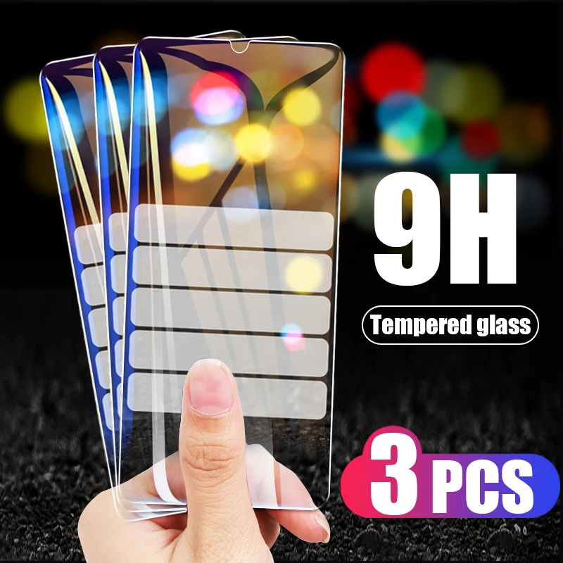 3Pcs Tempered Glass For Samsung Galaxy A22 5G 4G Screen Protector Protective Film For Samsung Galaxy F22 Phone Guard 9H Clear