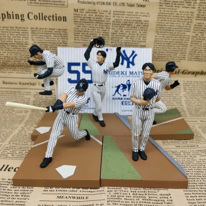 

pvc figure 2004 out of print Japanese baseball sporter 5pcs/set