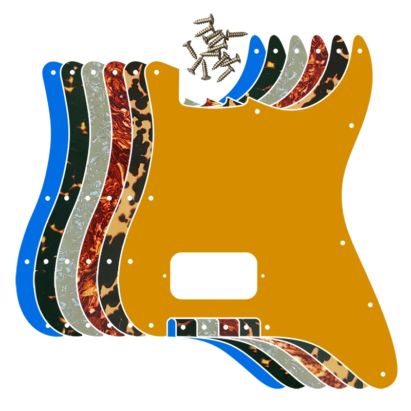 

Pleroo Guitar Parts For FD US 11 Mounting Screw Hole Standard Start H Guitar Pickguard With Brige No Switch Hole