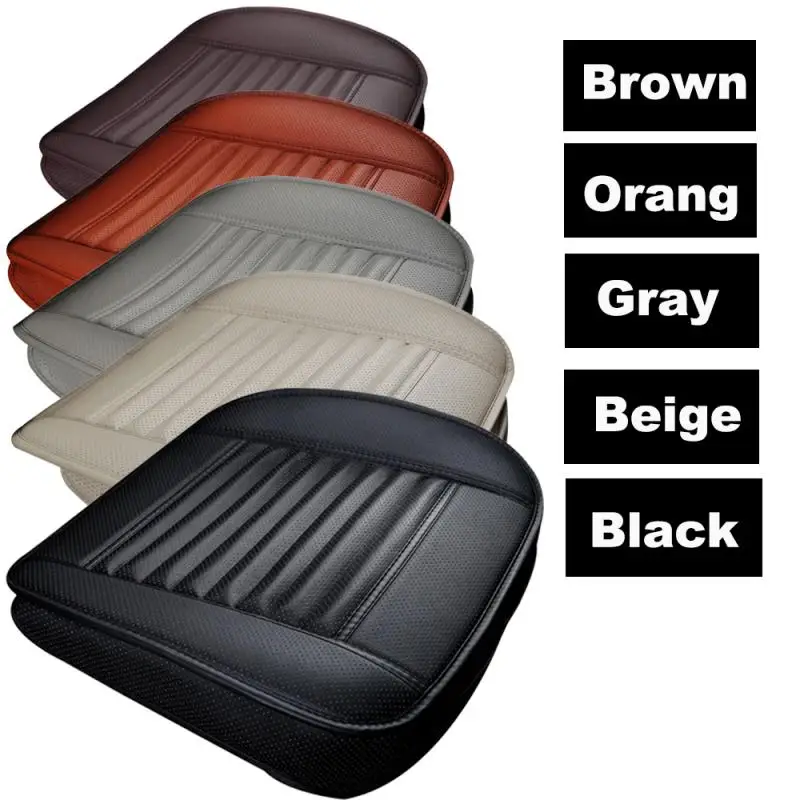 Universal Car Seat Cushion Cover Leather Car Front Seat Cover Protector Anti Slip Mat Auto Pad Car Styling Interior Accessories