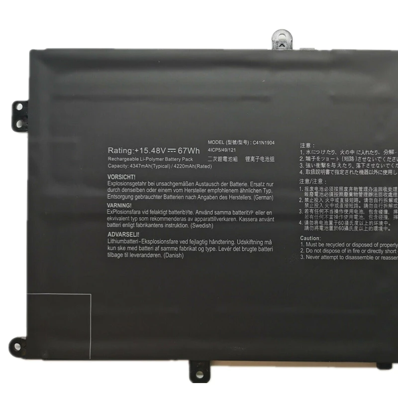 C41N1904 Battery For Asus Zenbook Flip 13 UX362FA UX363JA UX363EA 14 UX425JA UX425EA UX425UA UM425IA Deluxe 14S UX425IA X435EA