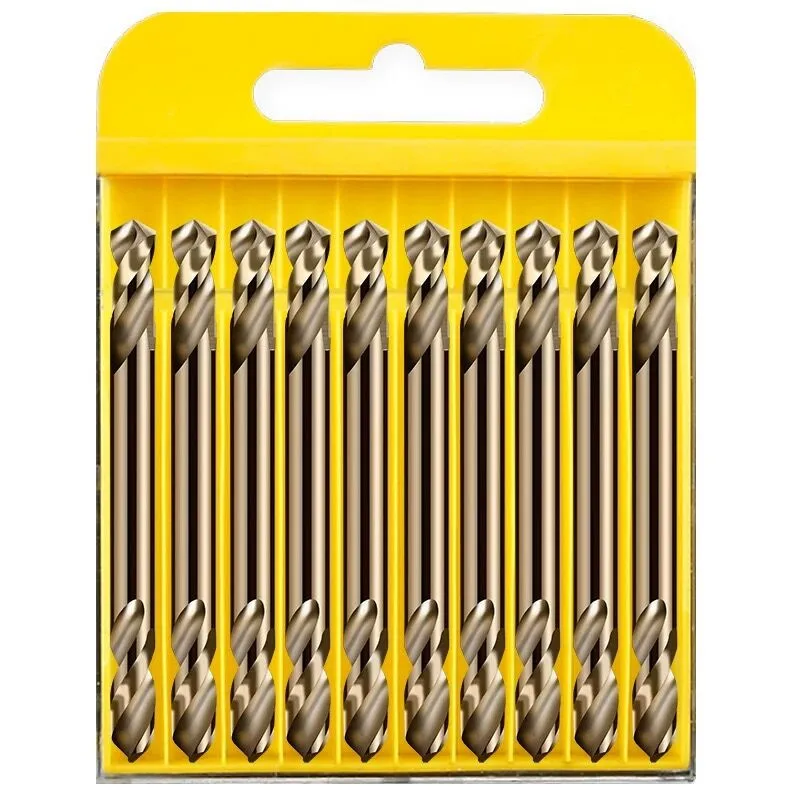 Citop 10 Cái/bộ Đôi Cấp M35 Coban Sơ Khai Xoắn Mũi Khoan HSS-Đồng 3.2-5.2Mm Cho Kim Loại nhựa Sắt Thép Không Gỉ