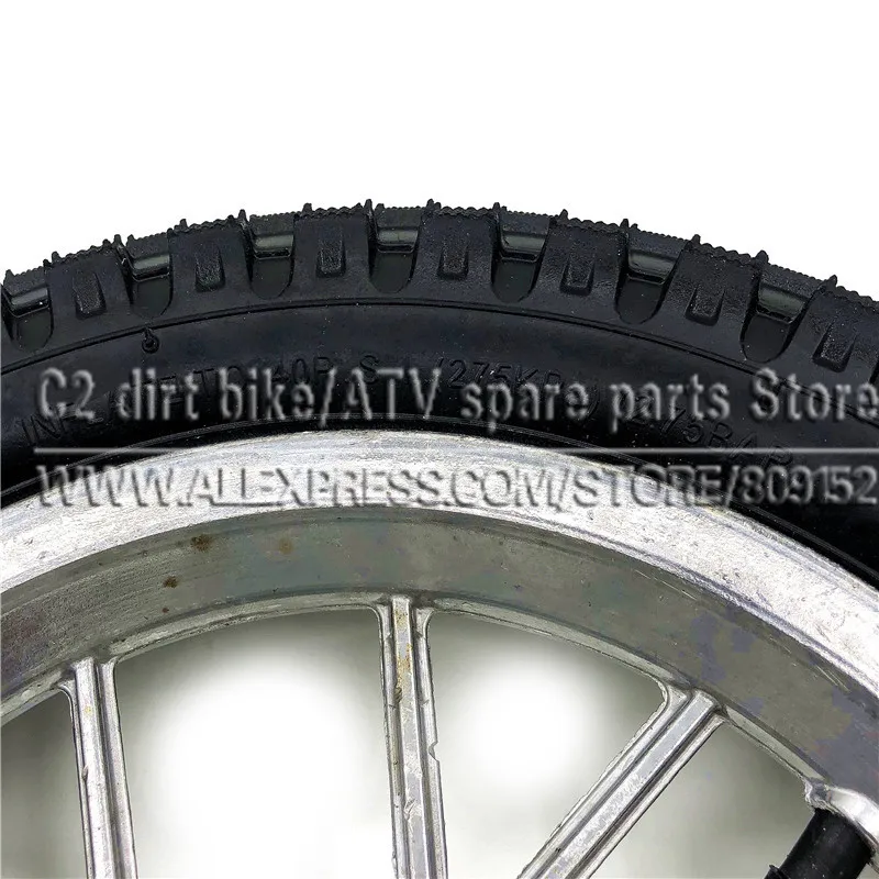 One Rims+Tyres 12.5 x 2.75 Rear Wheel Or Front Wheel 47 49cc Mini PIT Monkey Pocket Dirt Bike