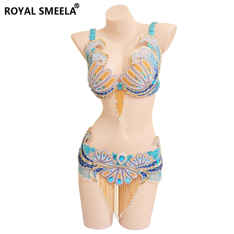 Belly dance bra belt Sexy Belly Dance Costumes Set Bellydance Bra Belt Sexy Belly Dancing Outfits Women Oriental Dance Clothes